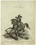 A dismounted life guards-man fighting a cuirassier whom he slew and rode off with his horse