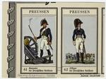 Kanonier der Preussischen Artillerie ; Offizier der Preussischen Artillerie