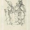 British soldiers armed with rifles and swords, A. D. 1660-1685
