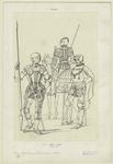 British Knights in armor, A. D. 1485-1509