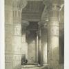 View under the grand portico. Philae
