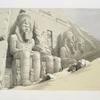 The great temple of Aboo Simble, Nubia