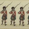 Scottish soldiers holding bayonets