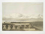 Libyan chain of mountains, from the temple of Luxor.