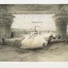 View from under the portico of the temple of Edfou, Upper Egypt
