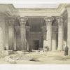 Grand portico of the temple of Philae, Nubia