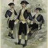Continental Army soldiers in uniforms, 18th century