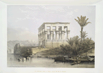 The hypaethral temple at Philae, called the Bed of the Pharoah