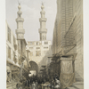 Minarets and the grand entrance of the Metwaleys at Cairo