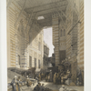 The bazaar of the silk mercers, Cairo.