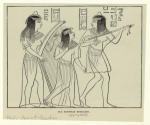 Old Egyptian musicians.