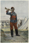 French military bugler