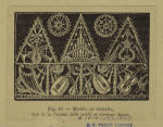 Modèle de dentelle, tiré de la "Corona delle nobili et virtuose donne."