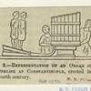Representation of an organ on an obelisk at Constantinople, erected in the fourth century.