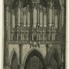 Grand organ of the church of St. Denis at Paris.