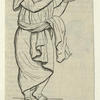 Tambourine player (Pompeiian mosaic).