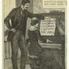 Woman playing the piano while man turns sheet music.