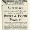 Advertisement for Ivers & Pond Piano Co.