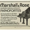 Marshall & Rose superb grand & upright pianofortes.