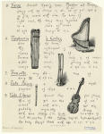 French musical instruments.