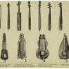Violins and hurdy-gurdies.