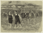 The international swimming match at Long Branch, between Messrs. J. B. Johnson and Andrew Trautz