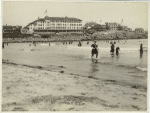 Young's Hotel, from the beach, York, ME.