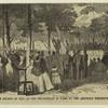 Celebration of the Fourth of July at the Pre-Catelan in Paris by the American residents
