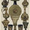 Jugs, bottles, vessels, wineglasses, Venice, 15th-16th cen