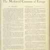 The history of the feminine costume of the world. The medieval costumes of Europe.
