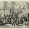 Familles d'émigrants campées au port du Havre