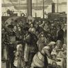 Irish immigrants leaving Queenstown Harbor (detail)