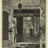 Moorish santon at the door of a mosque