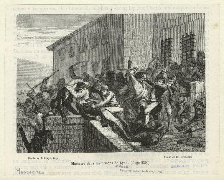 Massacre dans les prisons de Lyon - NYPL Digital Collections