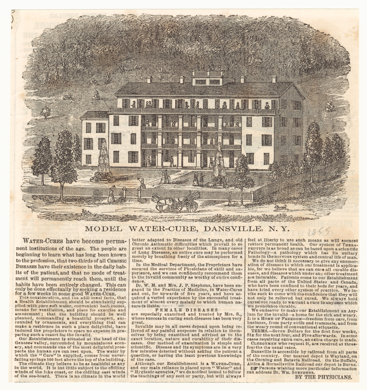 Model WaterCure, Dansville, N. Y NYPL Digital Collections