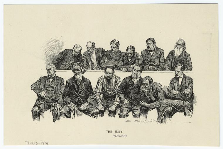 Illustration of "The Jury"