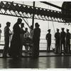 War-time scenes aboard an aircraft carrier