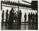 War-time scenes aboard an aircraft carrier