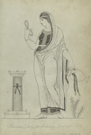 Grecian lady performing funeral rites