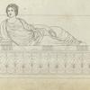 Roman lady on a couch