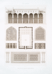 Mosquée de Thelây Abou-Rezyq: plan, élévation et détails (XIIe. siècle)