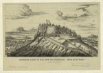 Edinburgh castle in 1715, from the North-east