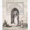 Porte d'une maison rue Chérawy, au Kaire (XIVe. siècle)