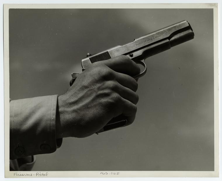 Fort Knox: Colt automatic pistol. - NYPL Digital Collections