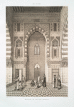 Mosquée de Qaytbay (intra-muros), élévation d'un des côtés (XVe. siècle)