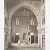 Mosquée de Qaytbay (intra-muros) élévation du côté du mihrab (XVe. siècle)