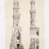 Parallèle de minarets : M. Naçeriyéy;  M. El-Bordeyny (XVe. & XVIIe. siècles)
