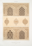 Arabesques : Tekieh Cheikh Haçen Sadaka, fragments de la décoration du dôme (XIVe. siècle)