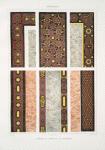 Arabesques : lambris du tombeau de Barsabay, détails des mosaïques