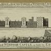 The east elevation of Windsor Castle, as built by Edward III